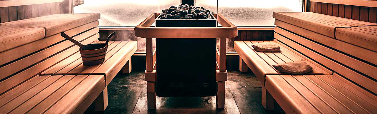 Сауна Аквамарин с бассейном